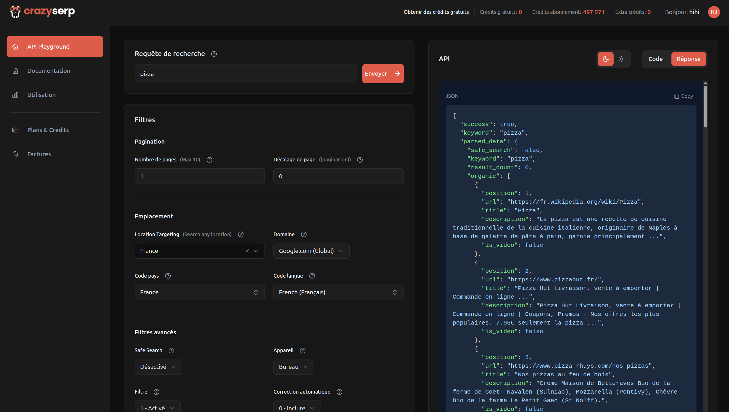 Playground Dark Mode